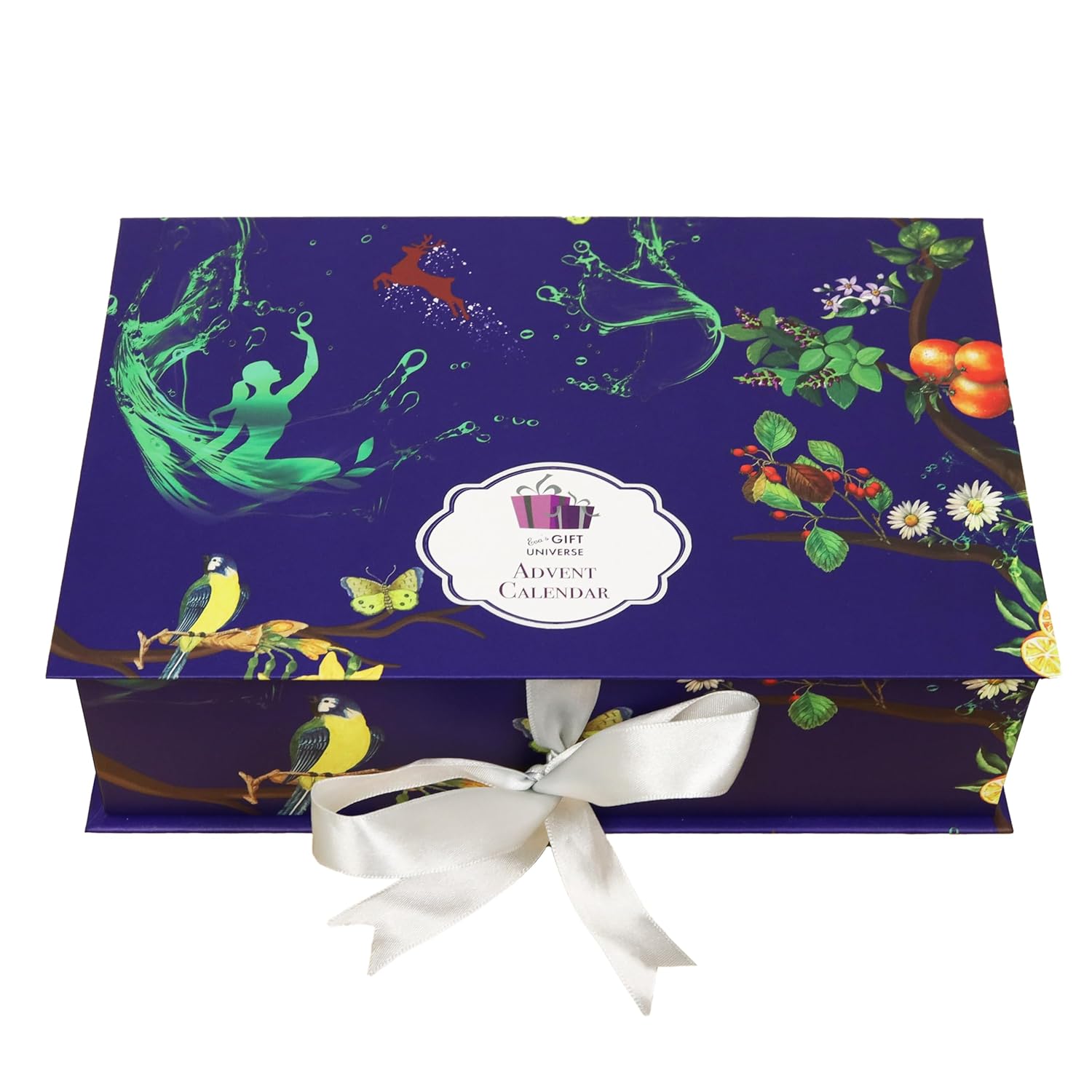 Assorted Hot Cocoa Advent Calendar Premium Box (12 Days Christmas Countdown)