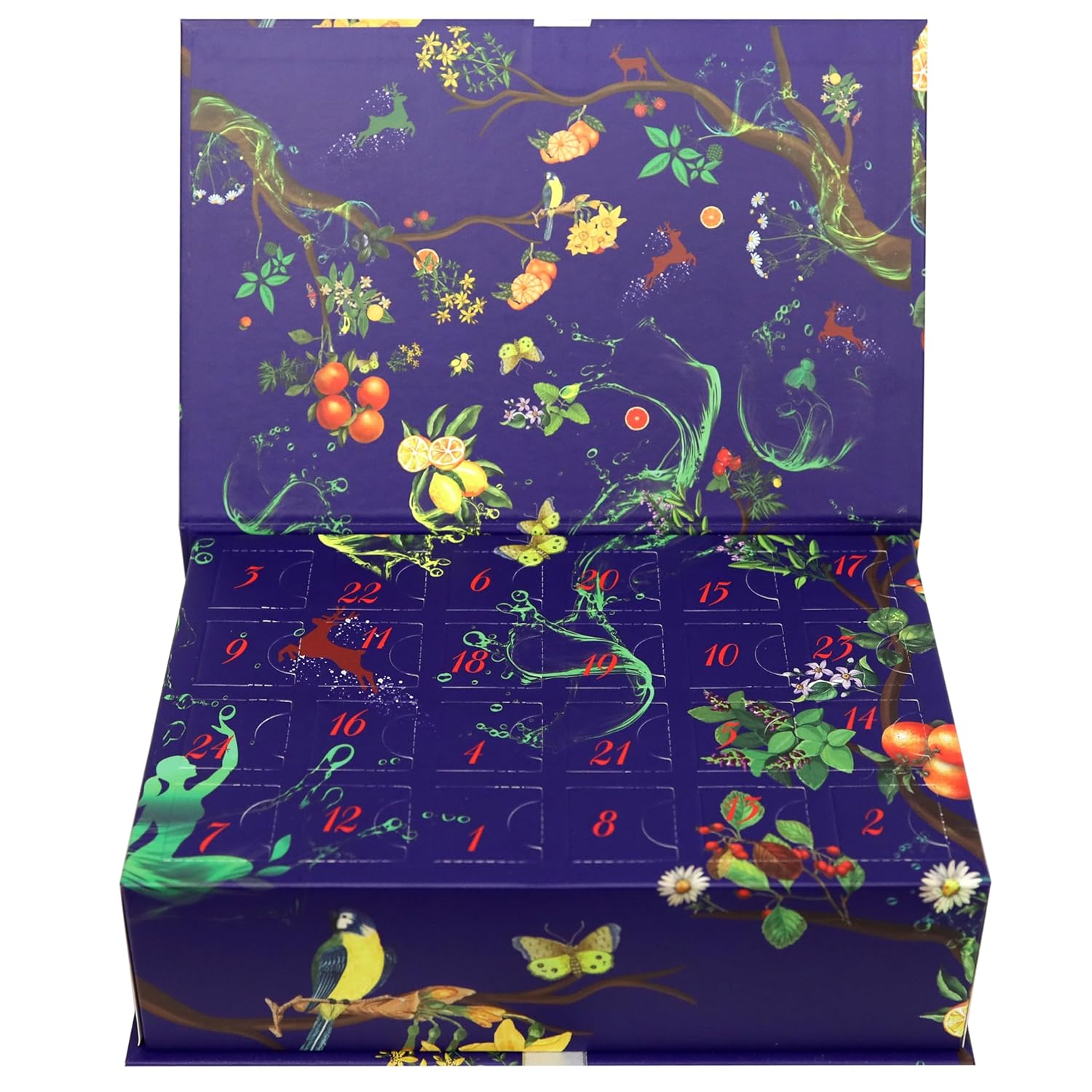 Assorted Hot Cocoa Advent Calendar Premium Box (12 Days Christmas Countdown)