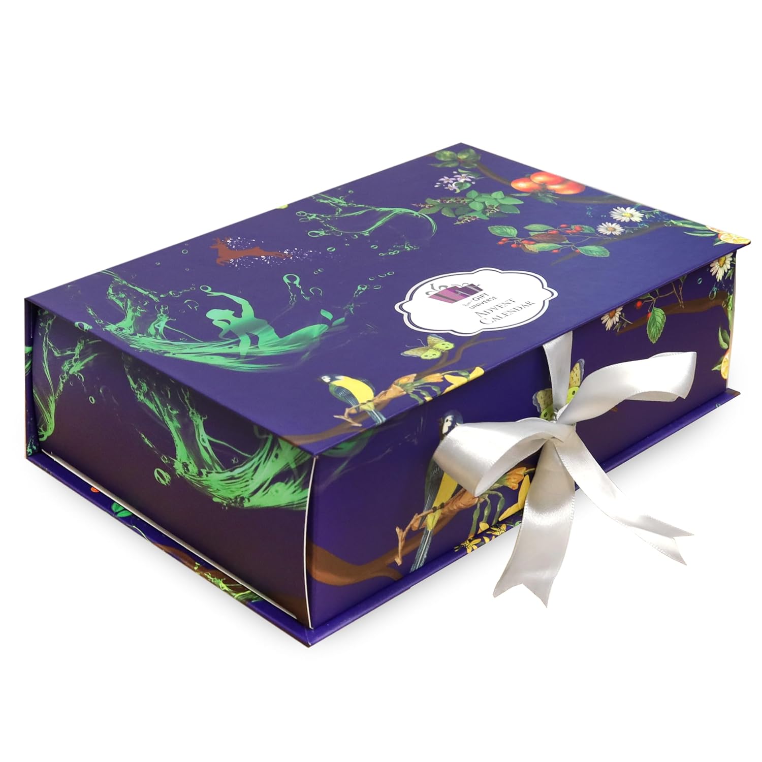 Assorted Hot Cocoa Advent Calendar Premium Box (12 Days Christmas Countdown)