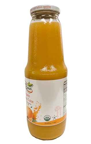 Organic Orange Juice (33.8 oz, 4 Pack) – USDA Certified & Pure