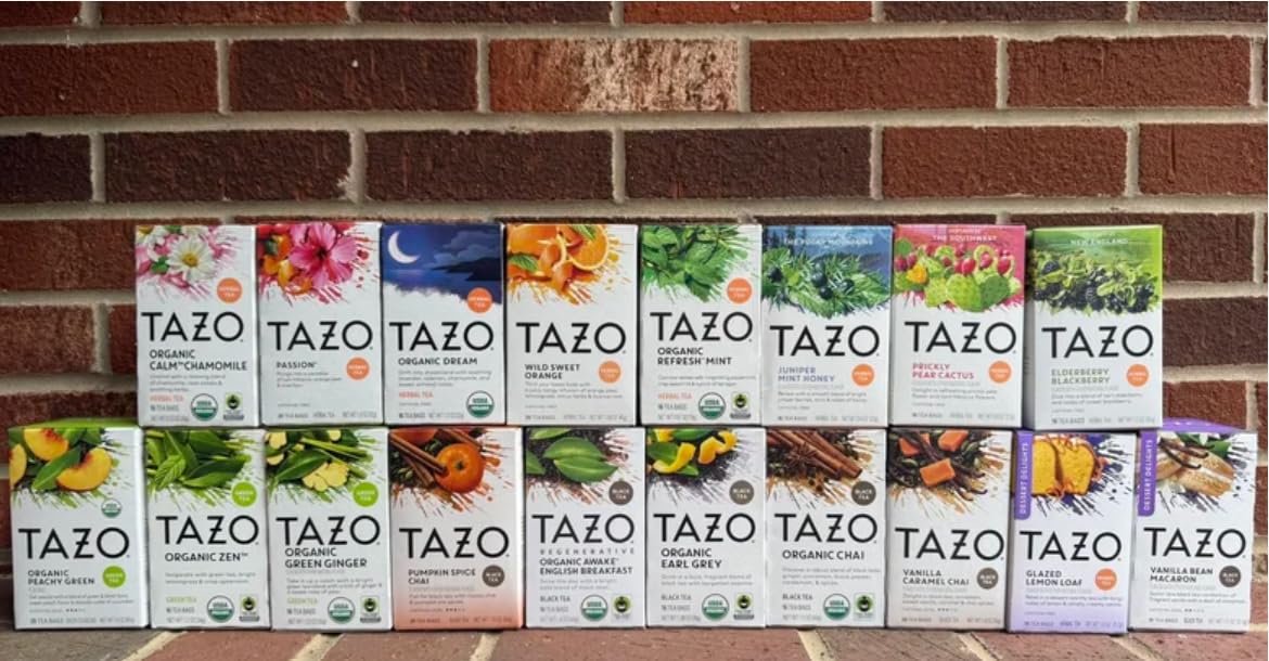 Tea Bags Sampler Assortment Variety Pack Gift Box (42 Count) - 14 Different Flavors