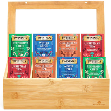 Christmas Holiday Variety Tea Bag Pack - Seasonal Gift Assortment - 0