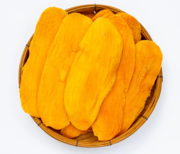 No Sugar Added Dried Mango Slices - Gluten Free & Non-GMO