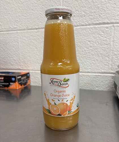 Organic Orange Juice (33.8 oz, 4 Pack) – USDA Certified & Pure