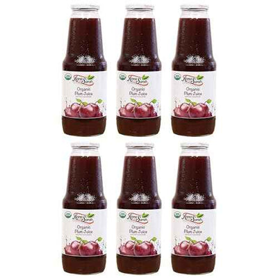 Organic Plum Juice (33.8 oz, 6 Pack) – Pure & USDA Certified