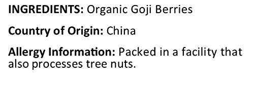 Anna and Sarah Organic Goji Berries 1 Lb - USDA Certified Superfood