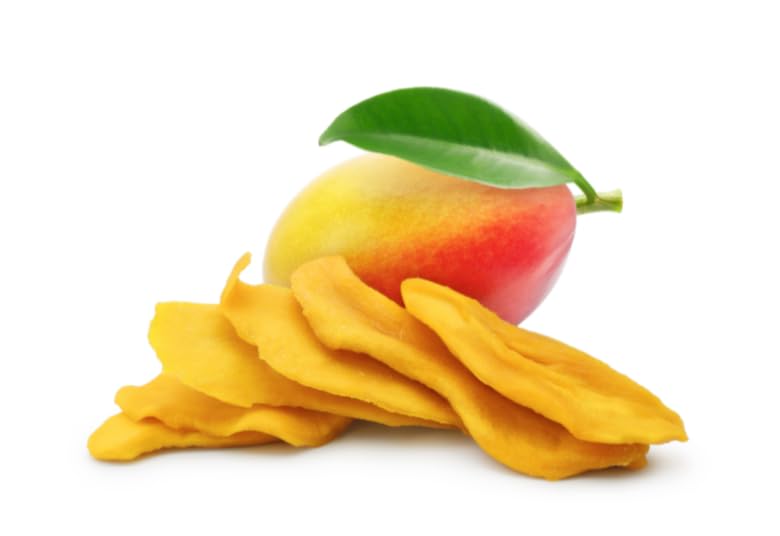 No Sugar Added Dried Mango Slices - Gluten Free & Non-GMO
