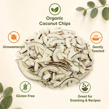 Anna and Sarah Organic Toasted Coconut Chips Strips, 2.5 lb Resealable Bag – view 2