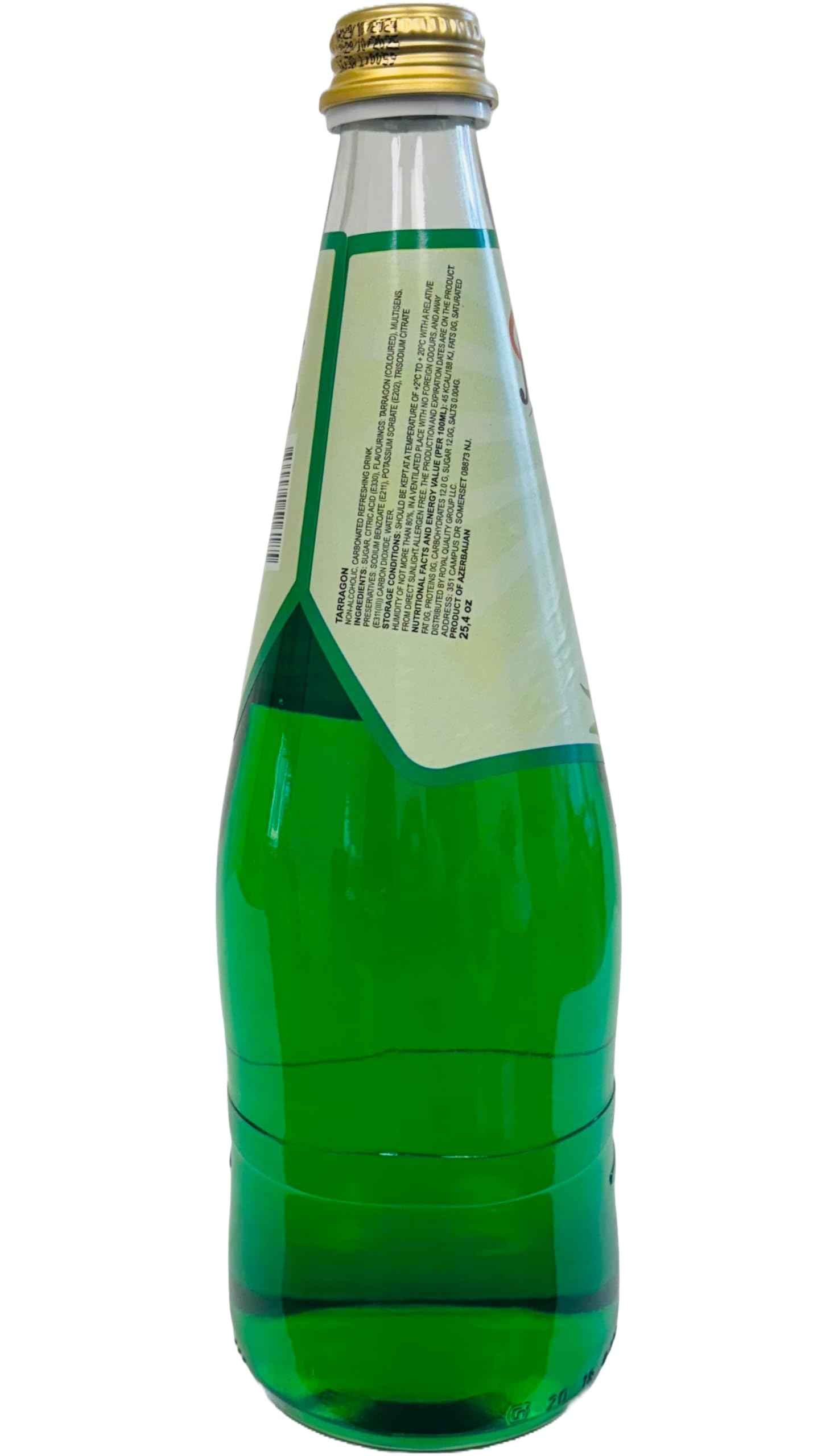 Natural Lemonade-Tarragon Juice in Glass Bottle 25.5 Oz Pack 3