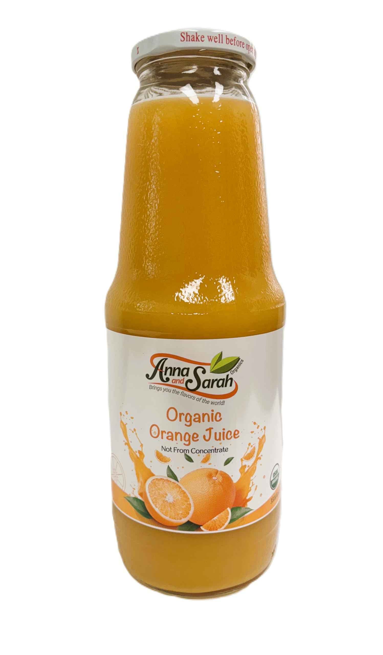 Organic Orange Juice (33.8 oz, 2 Pack) – USDA Certified & Pure