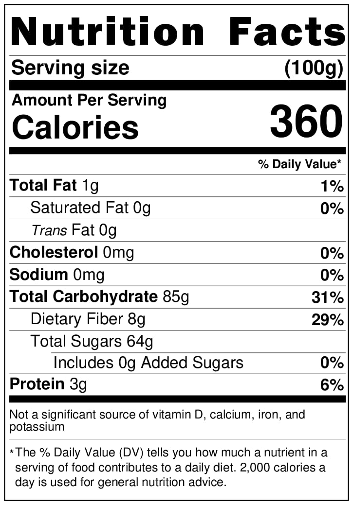No Sugar Added Dried Mango Slices - Gluten Free & Non-GMO