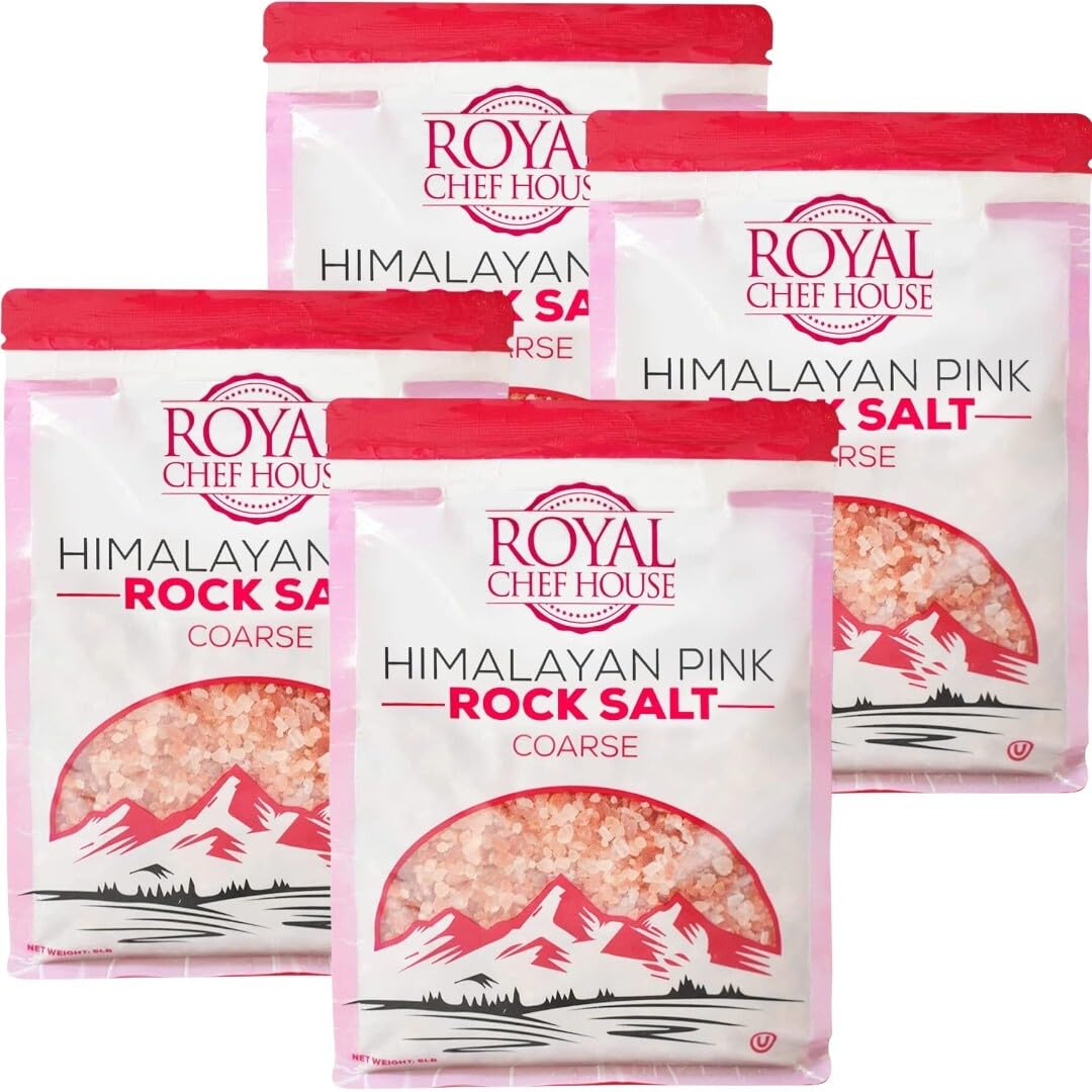 Anna and Sarah Himalayan Pink Salt Coarse - 20 Lbs Bulk (4 Bags)