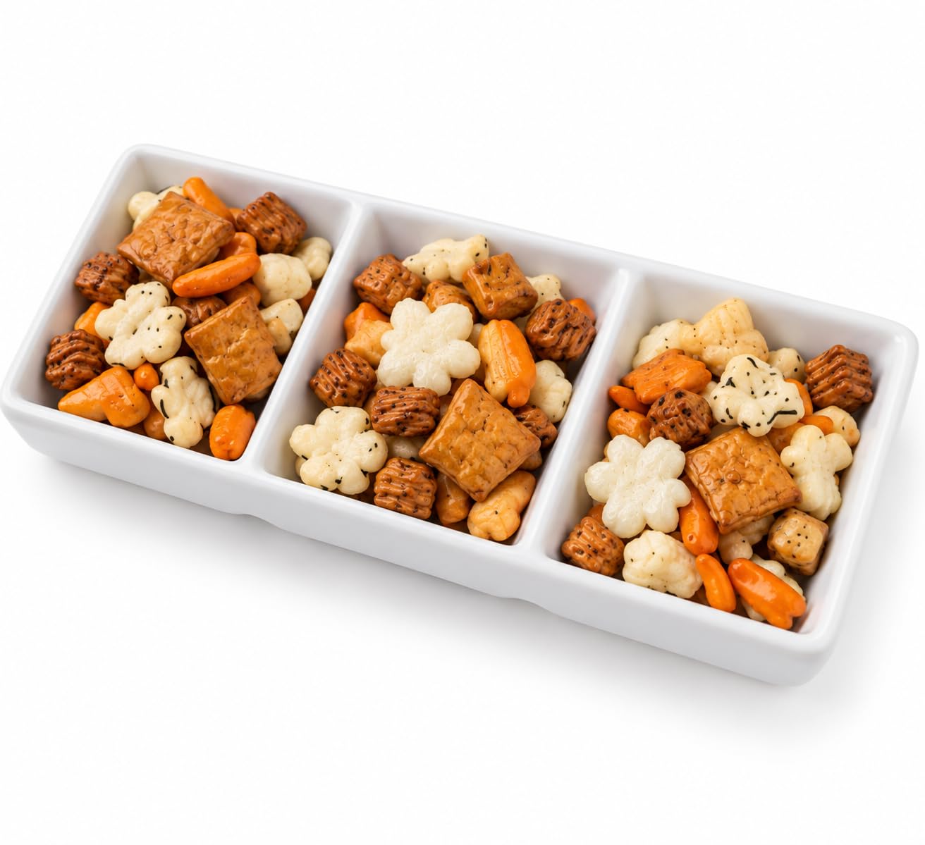 GLUTEN FREE Rice Crackers Snack Mix, Crunchy Savory Assorted Rice Crackers, 2 lb