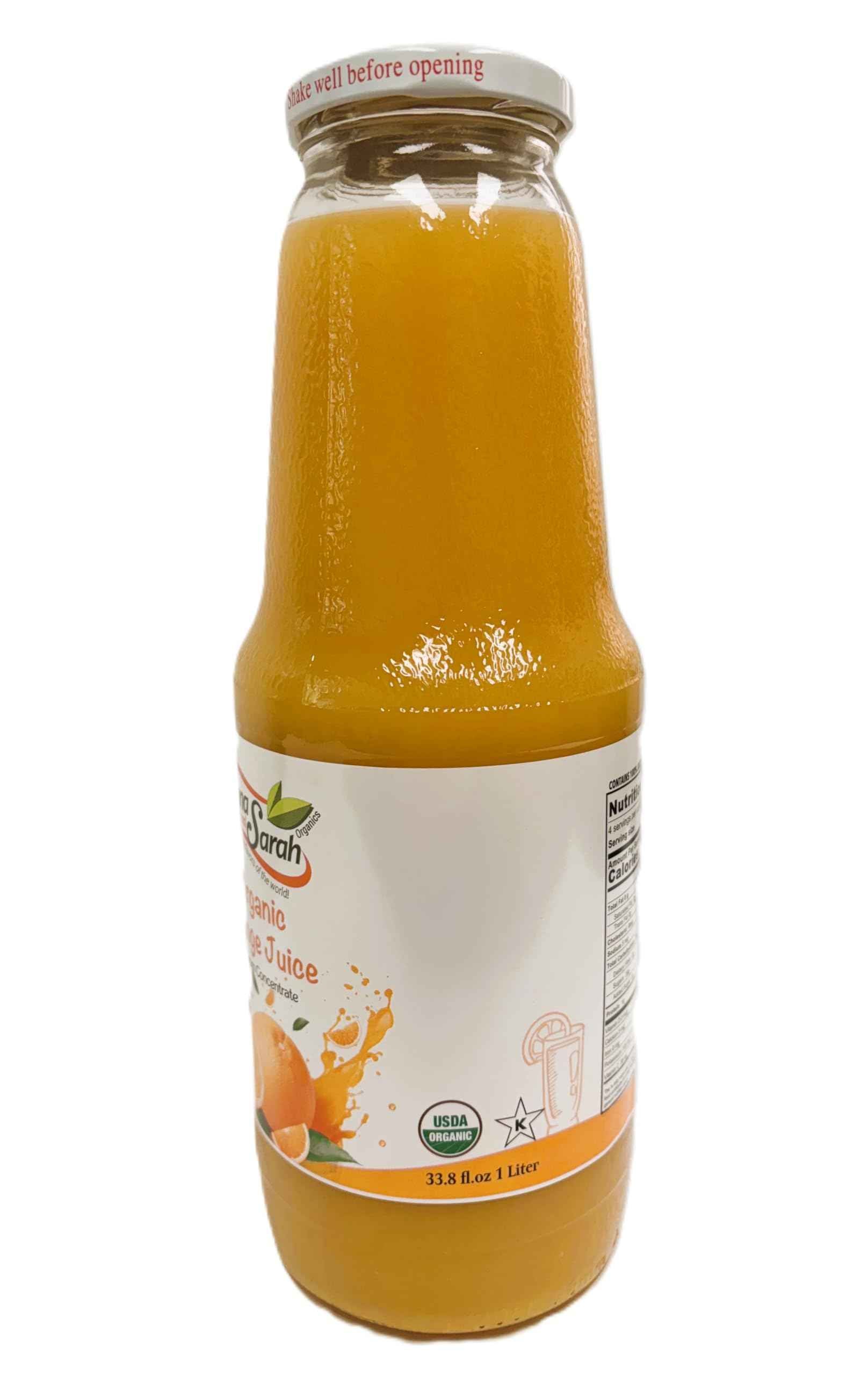 Organic Orange Juice 6-Pack (33.8 oz) – USDA Certified & Pure