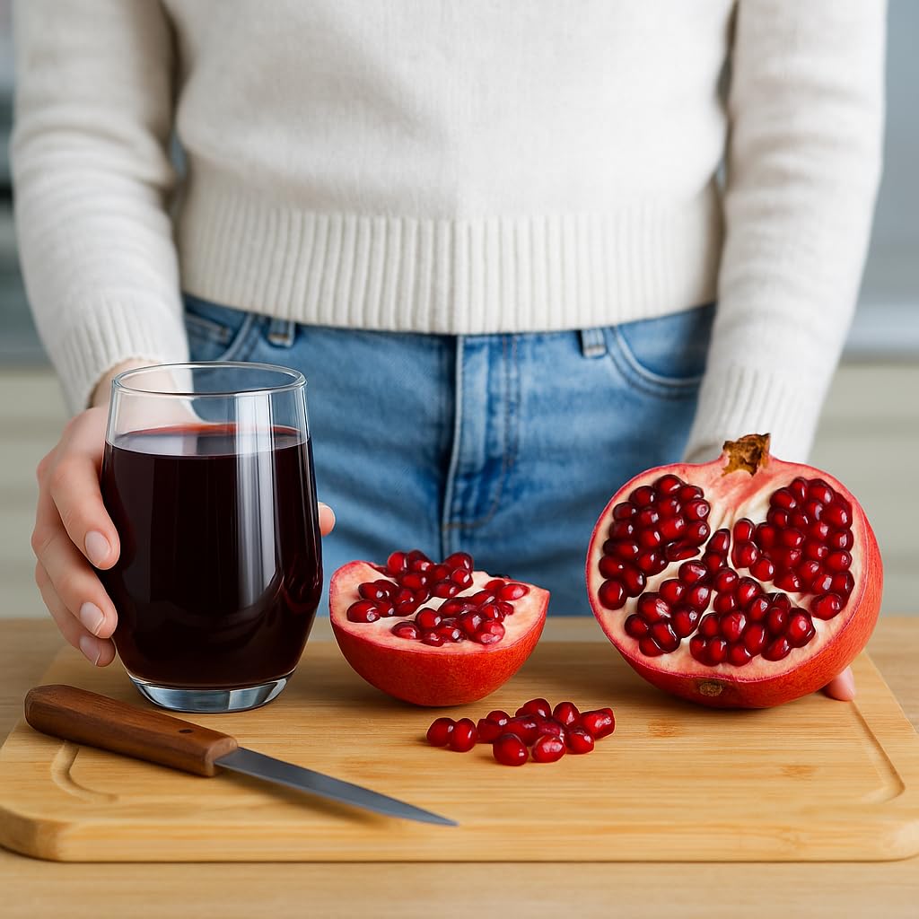 100% Organic Pomegranate Juice, 6.7 Oz Glass Bottle (24 Pack) - No Sugar, No Artificial Additives, Gluten-Free, Kosher