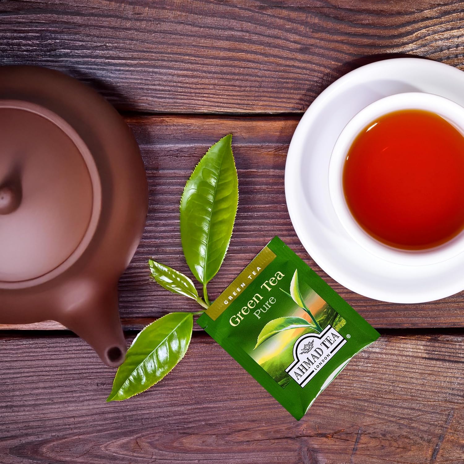 Tea Bags Sampler Assortment, Variety Pack in Bamboo Organizer (60 Count) - 30 Flavors of Tea