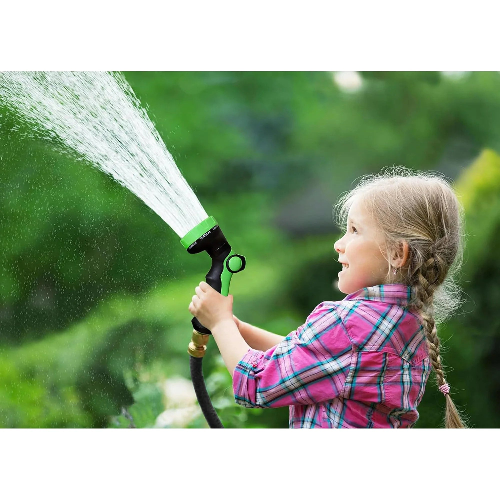 Expandable Garden Hose with 8-Pattern Spray Nozzle – Durable, Flexible, Multipurpose, Black