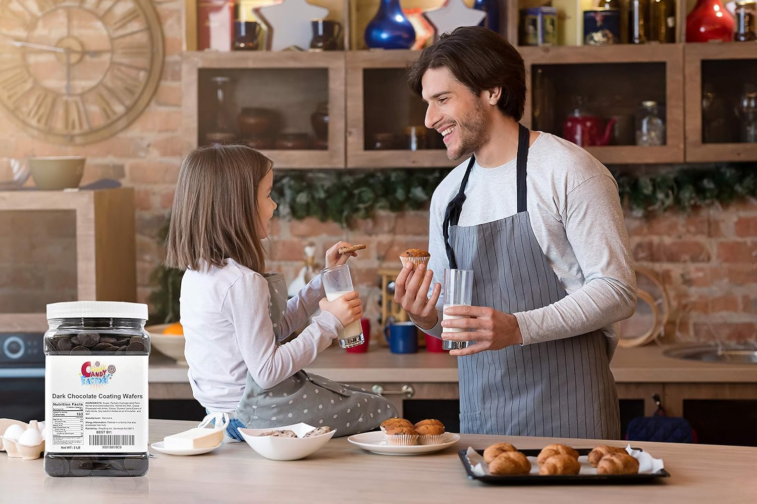 Sarah's Candy Factory Sarah's Candy Factory Dark Chocolate Melting Wafers - 3 Lbs 2 Pack