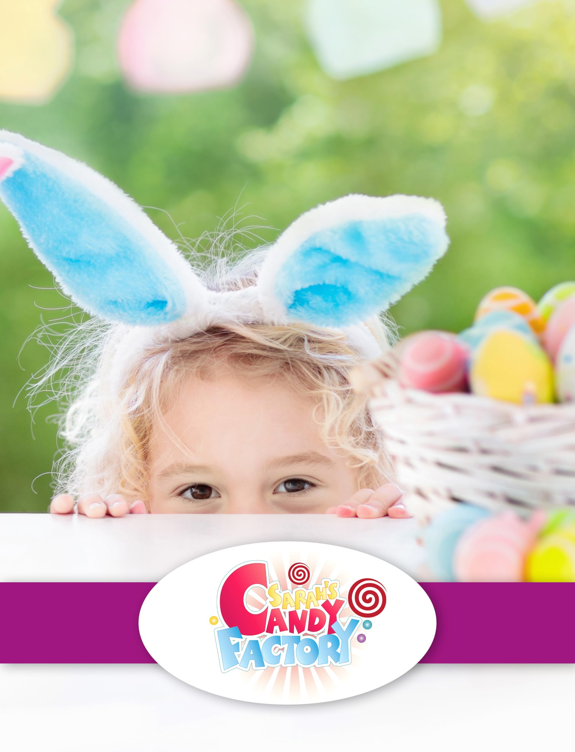 Sarah's Candy Factory Easter Treat Bunny Box (40 Count) - Delightful Snacks and Treats