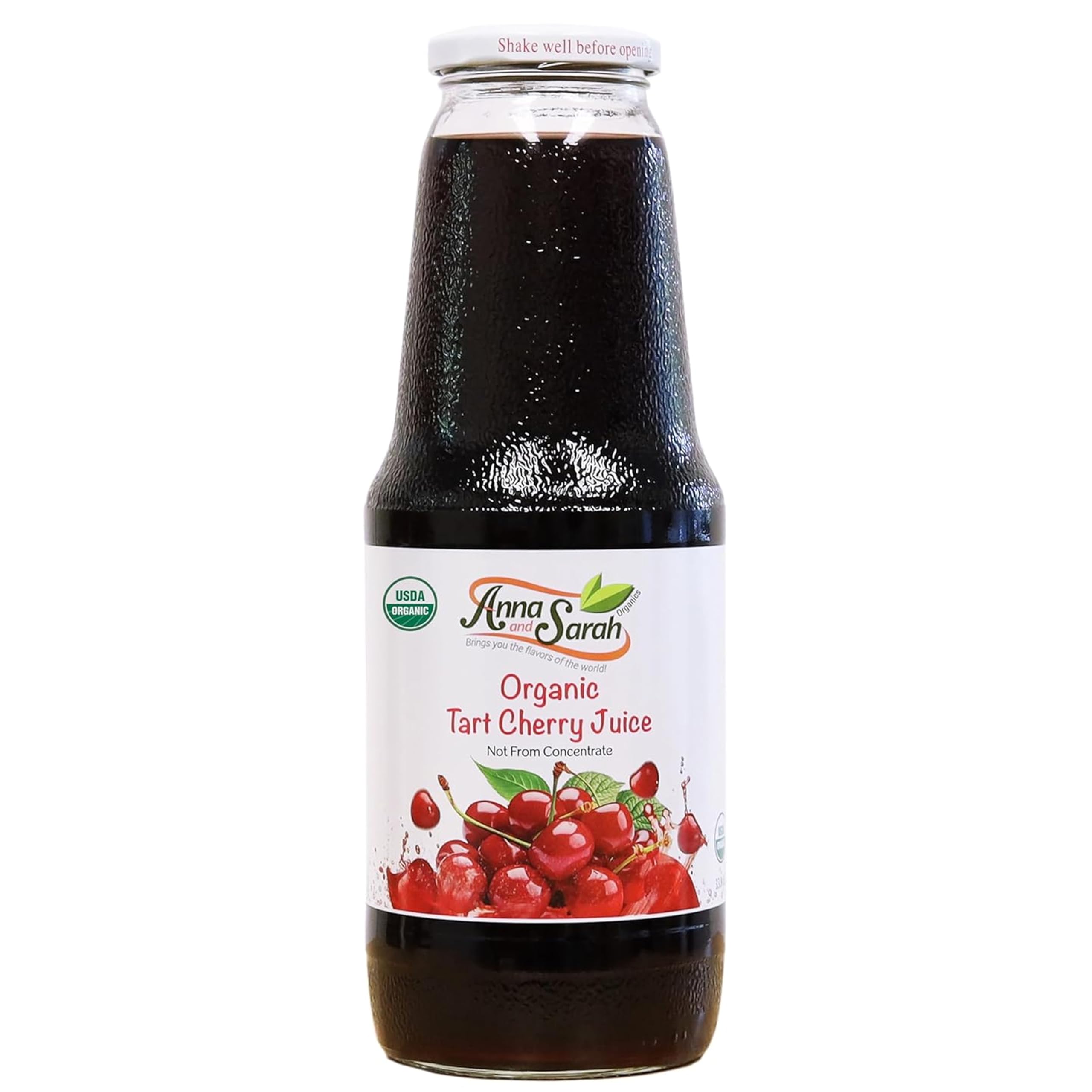 Organic Tart Cherry Juice - 33.8 oz (2 Pack) - USDA Certified
