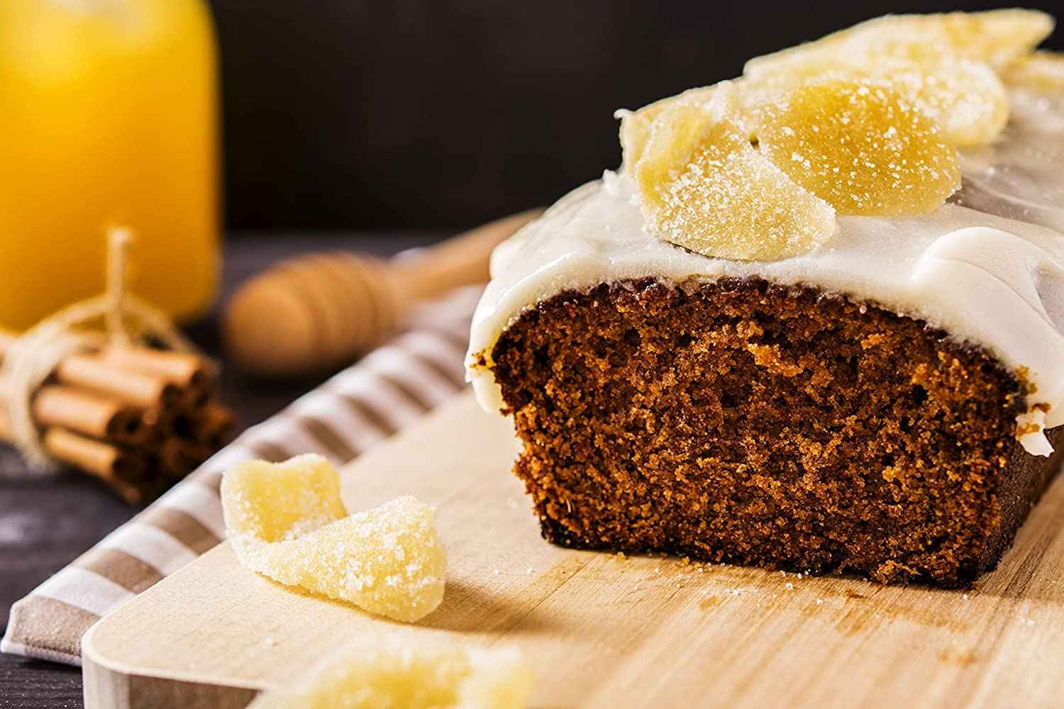 Anna and Sarah Unsulphured Crystallized Ginger Chunks in Resealable Bag, 16 Oz