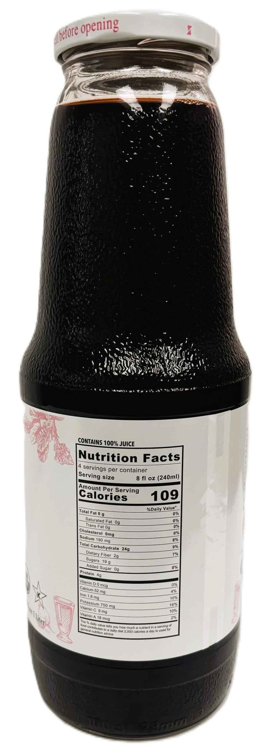 Organic Red Beat Juice (33.8 oz, 6 Pack) – USDA Certified & Pure