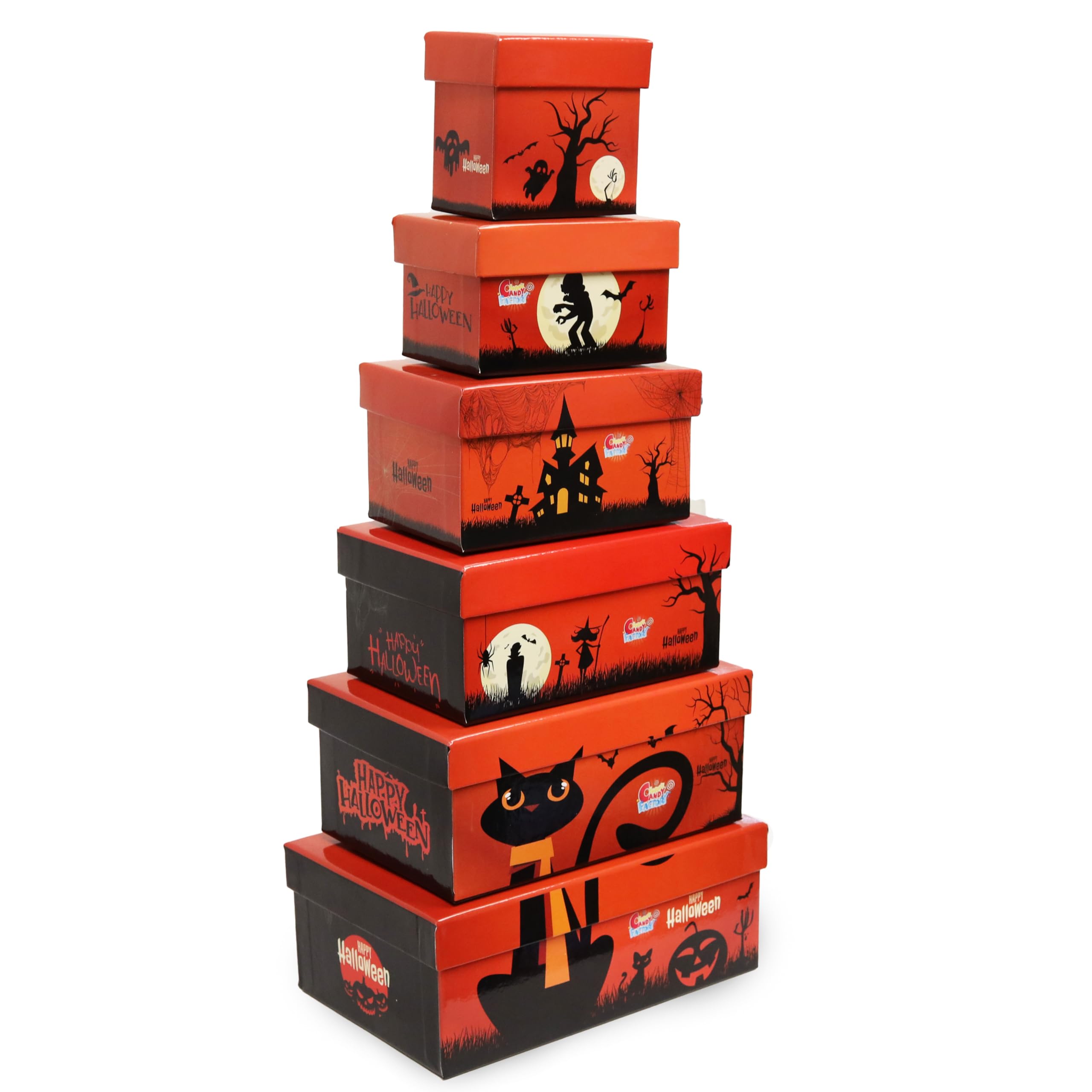 Sarah's Candy Factory Sarah's Candy Factory Halloween Theme Tower Box - 20 Pack