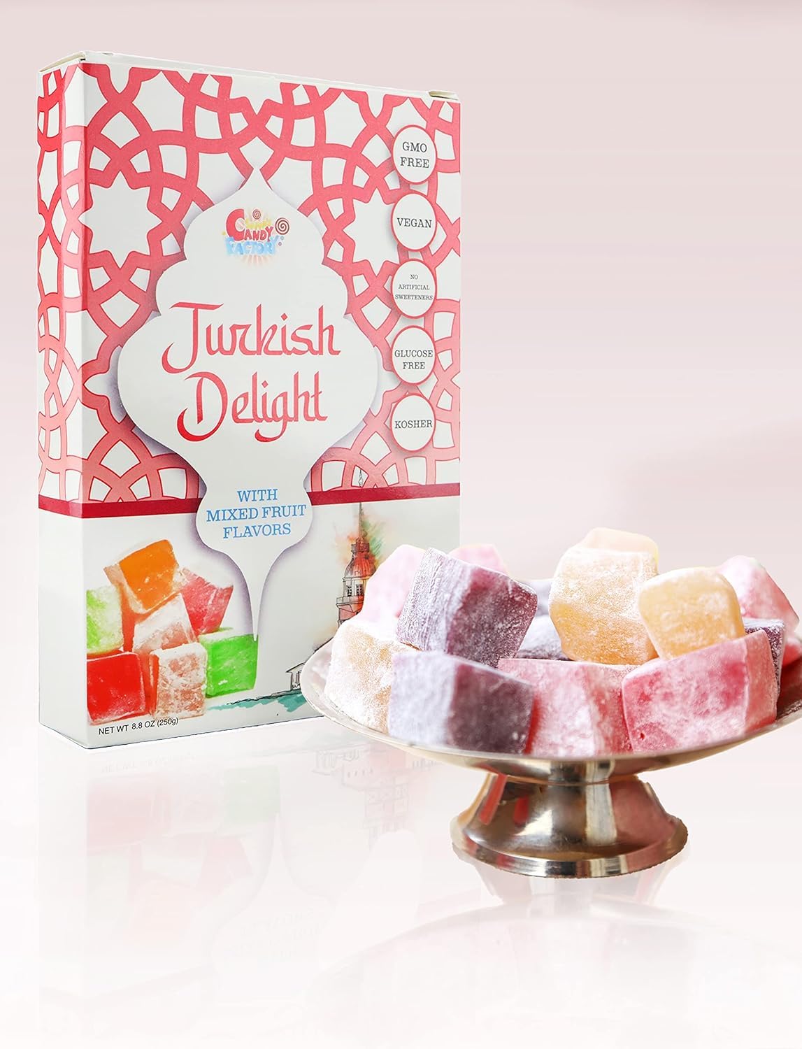 Sarah's Candy Factory Sarah's Candy Factory Assorted Fruit Turkish Delight 8.8 oz - Pack of 2