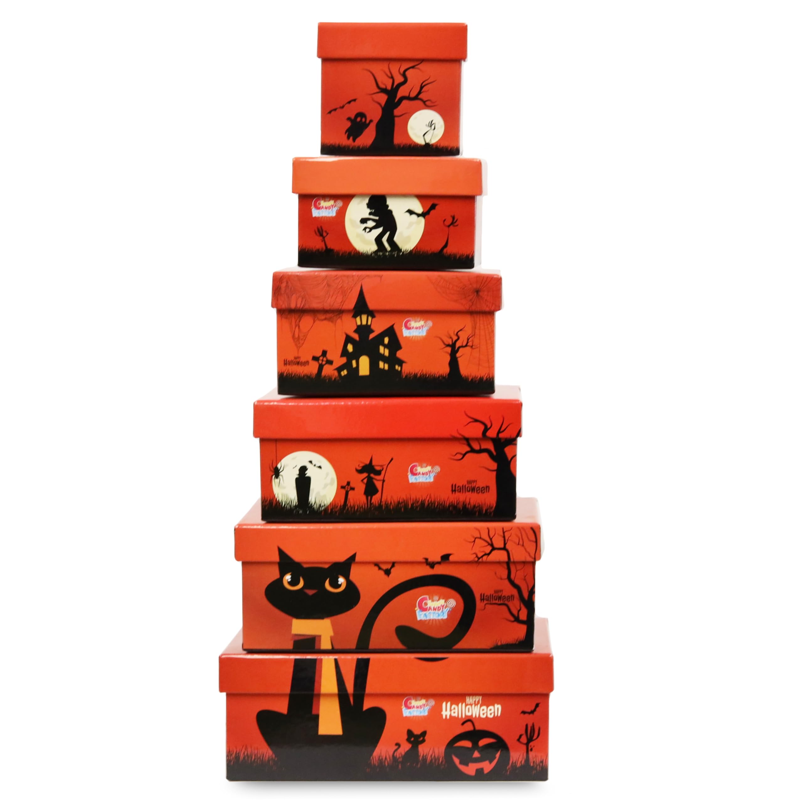 Sarah's Candy Factory Sarah's Candy Factory Halloween Theme Tower Box - 20 Pack
