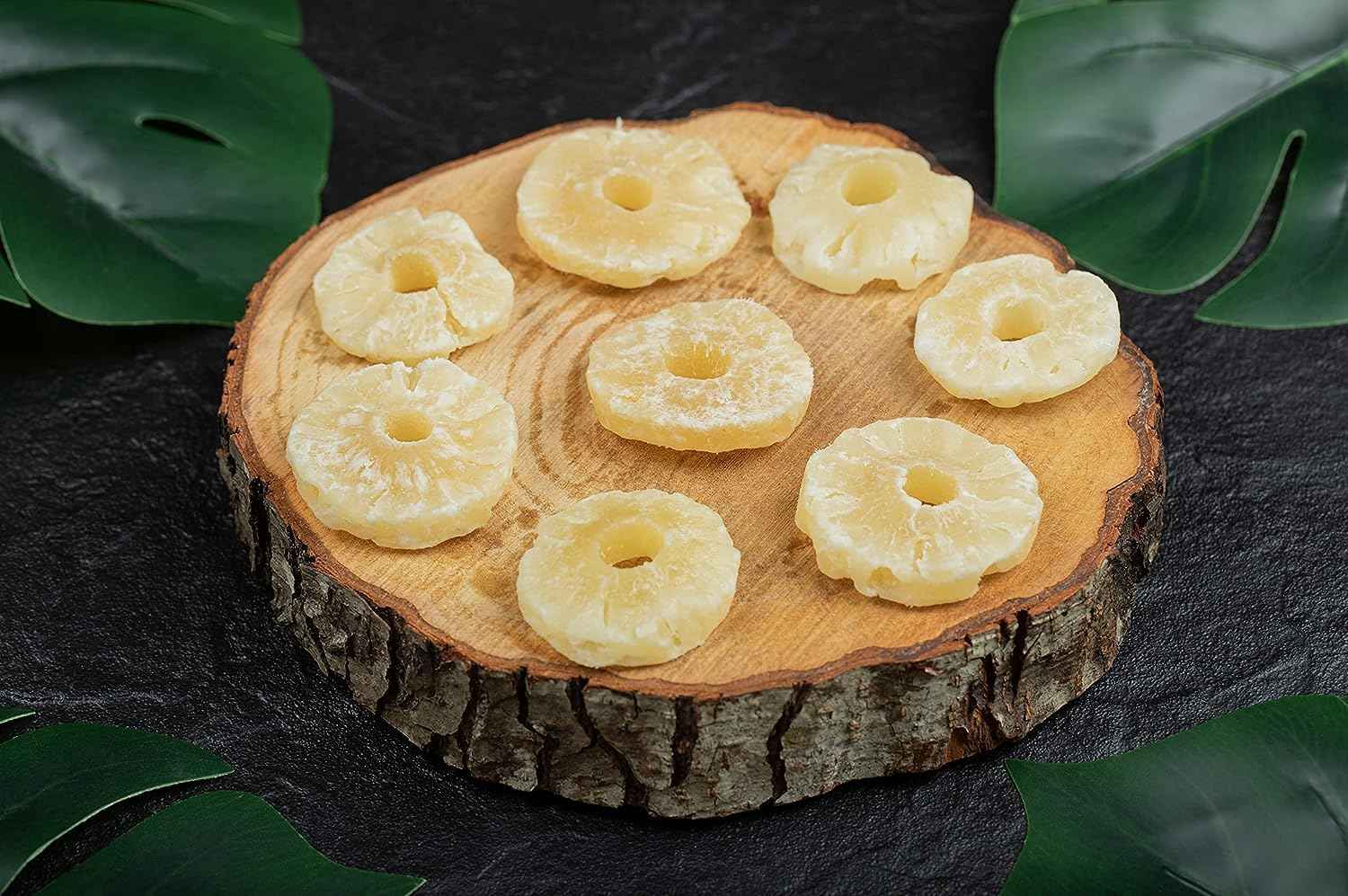 Dehydrated Pineapple Slices – Sweet & Fresh, 16 oz Bag