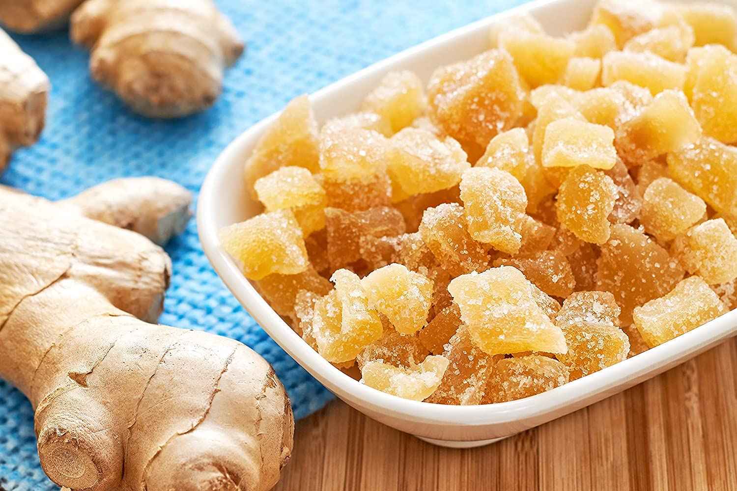 Anna and Sarah Unsulphured Crystallized Ginger Chunks in Resealable Bag, 16 Oz