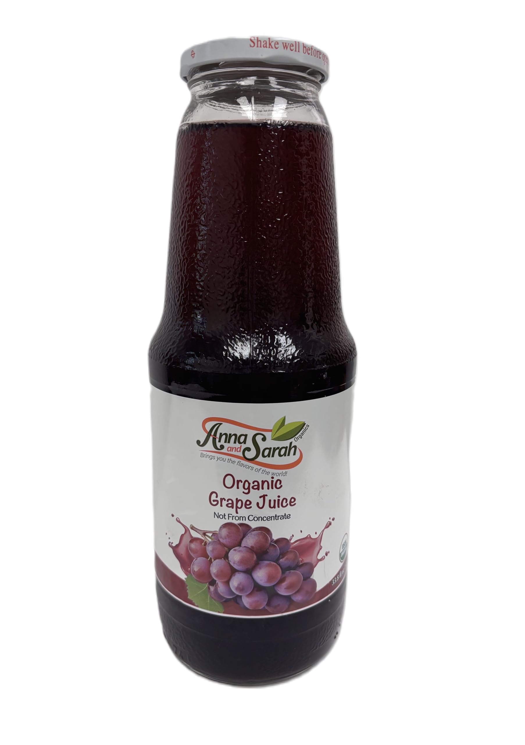 USDA Certified Organic Grape Juice - 33.8 oz (6 Pack)