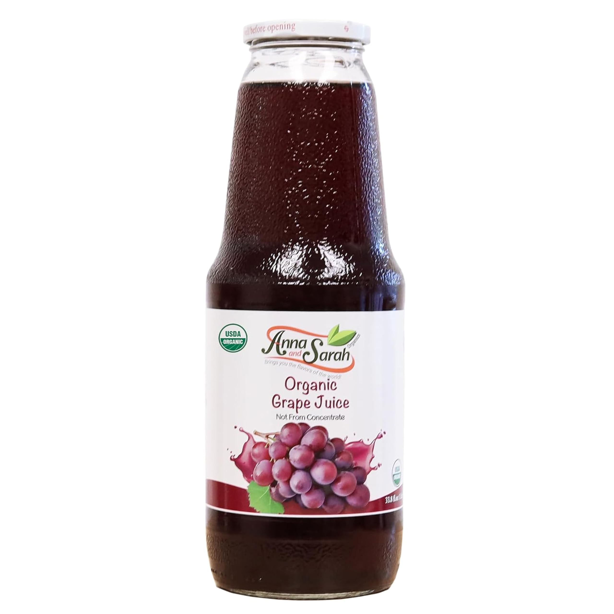 Organic Grape Juice (33.8 oz, 2 Pack) – USDA Certified & Pure