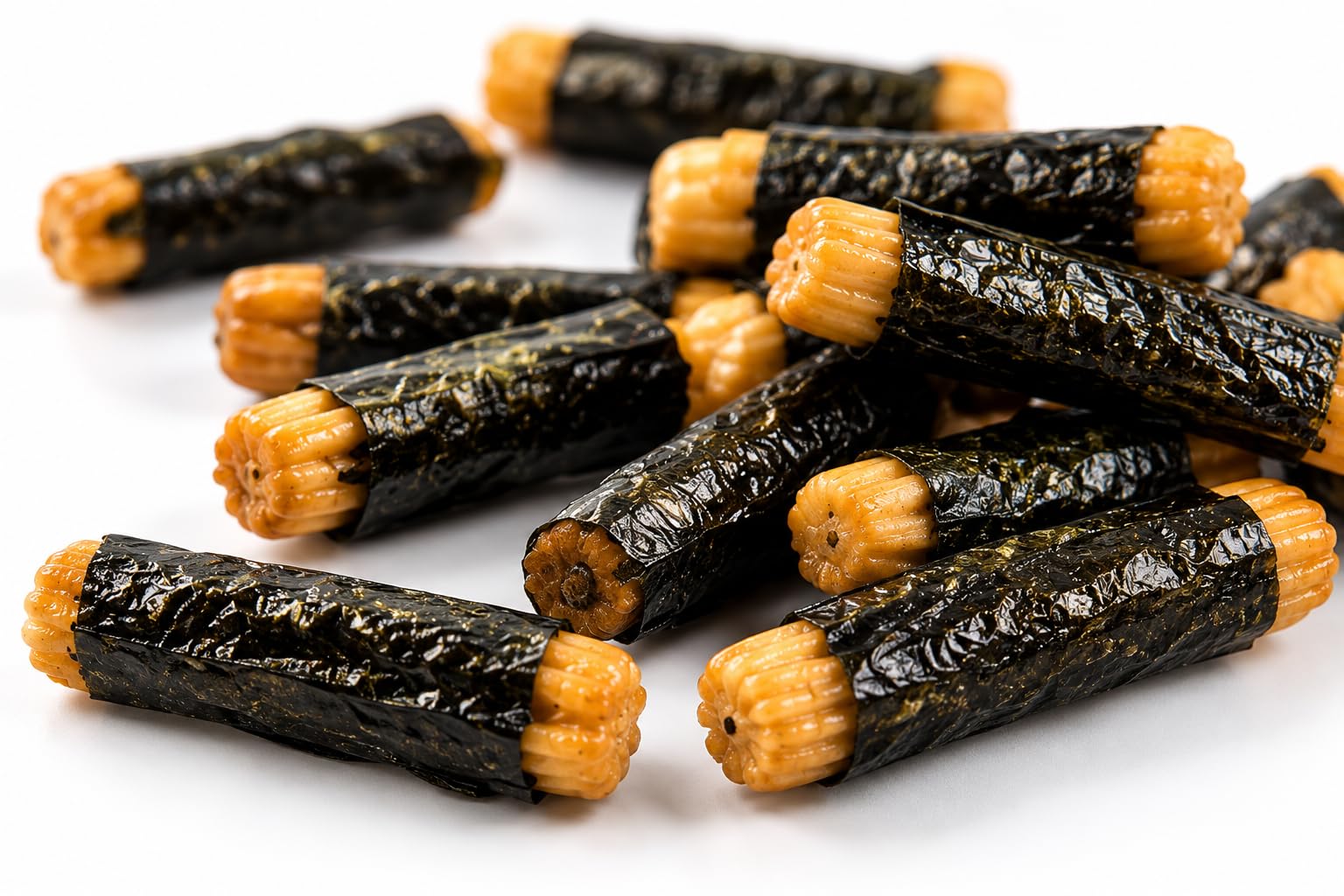 Nori Maki Arare Gluten-Free Japanese Rice Crackers with Seaweed, 8 oz
