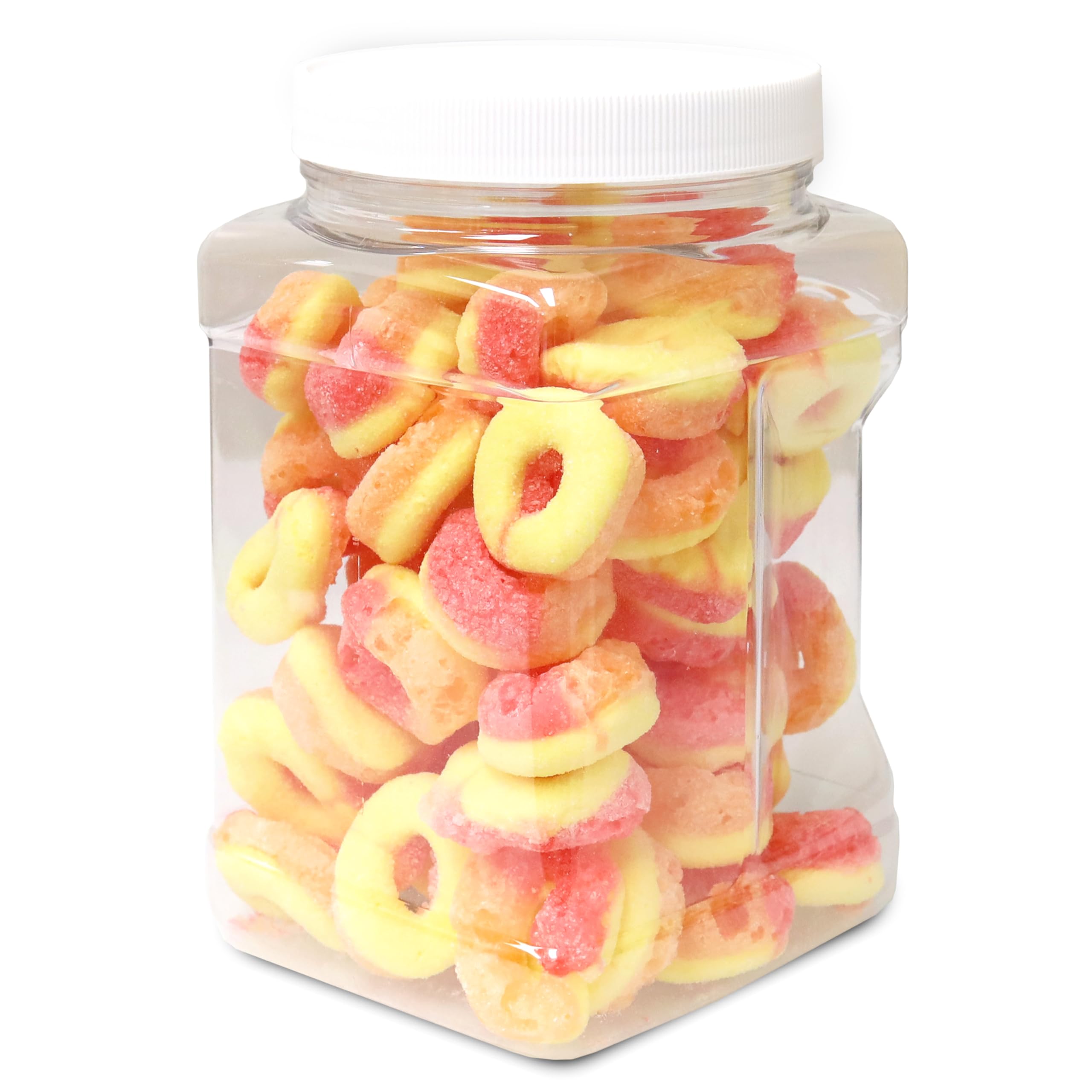 Sarah's Candy Factory Freeze-Dried Peach Rings - 12 Oz