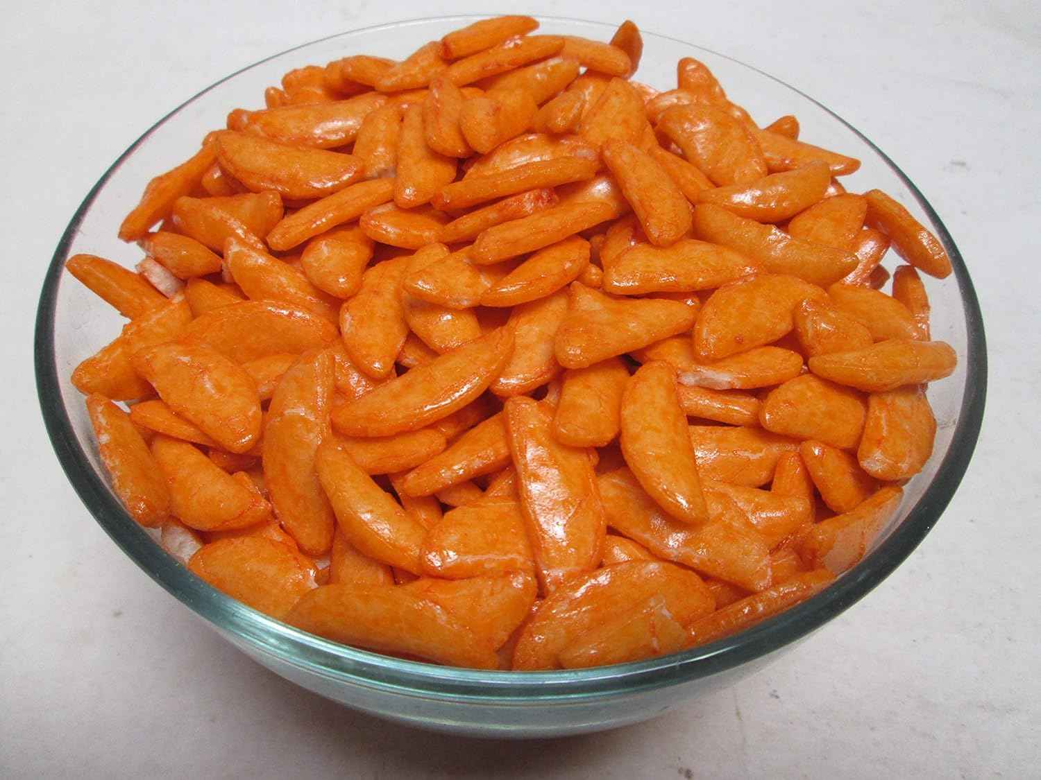 Chili Crescent Rice Crackers | Crunchy & Natural | 2 Lbs