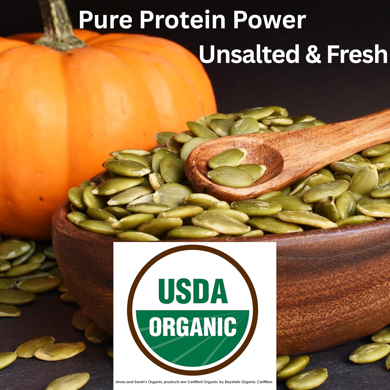 Anna and Sarah Organic Raw Shelled Pumpkin Seeds