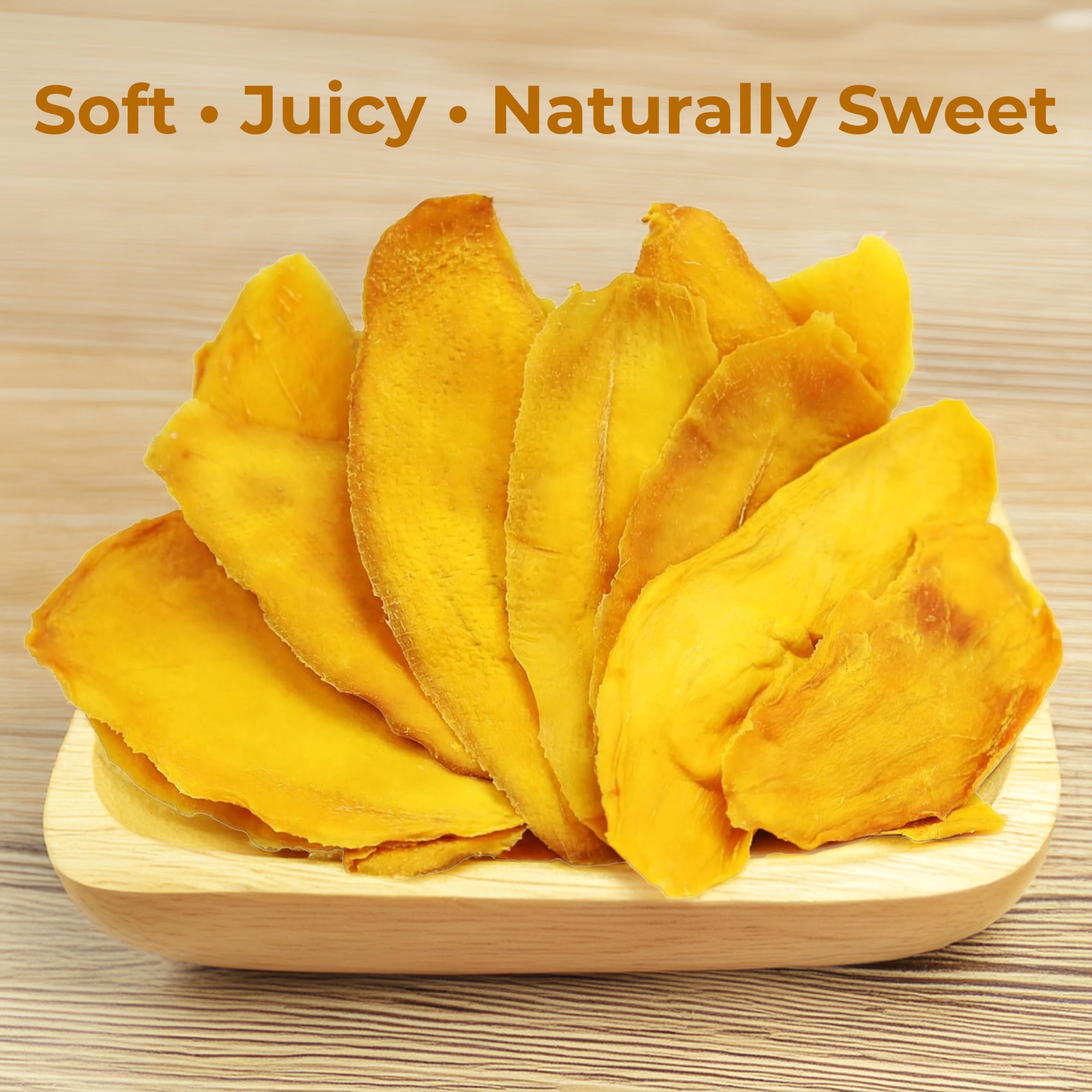 Dried Mango Slices - 33 Lbs Soft & Juicy, No Sugar Added