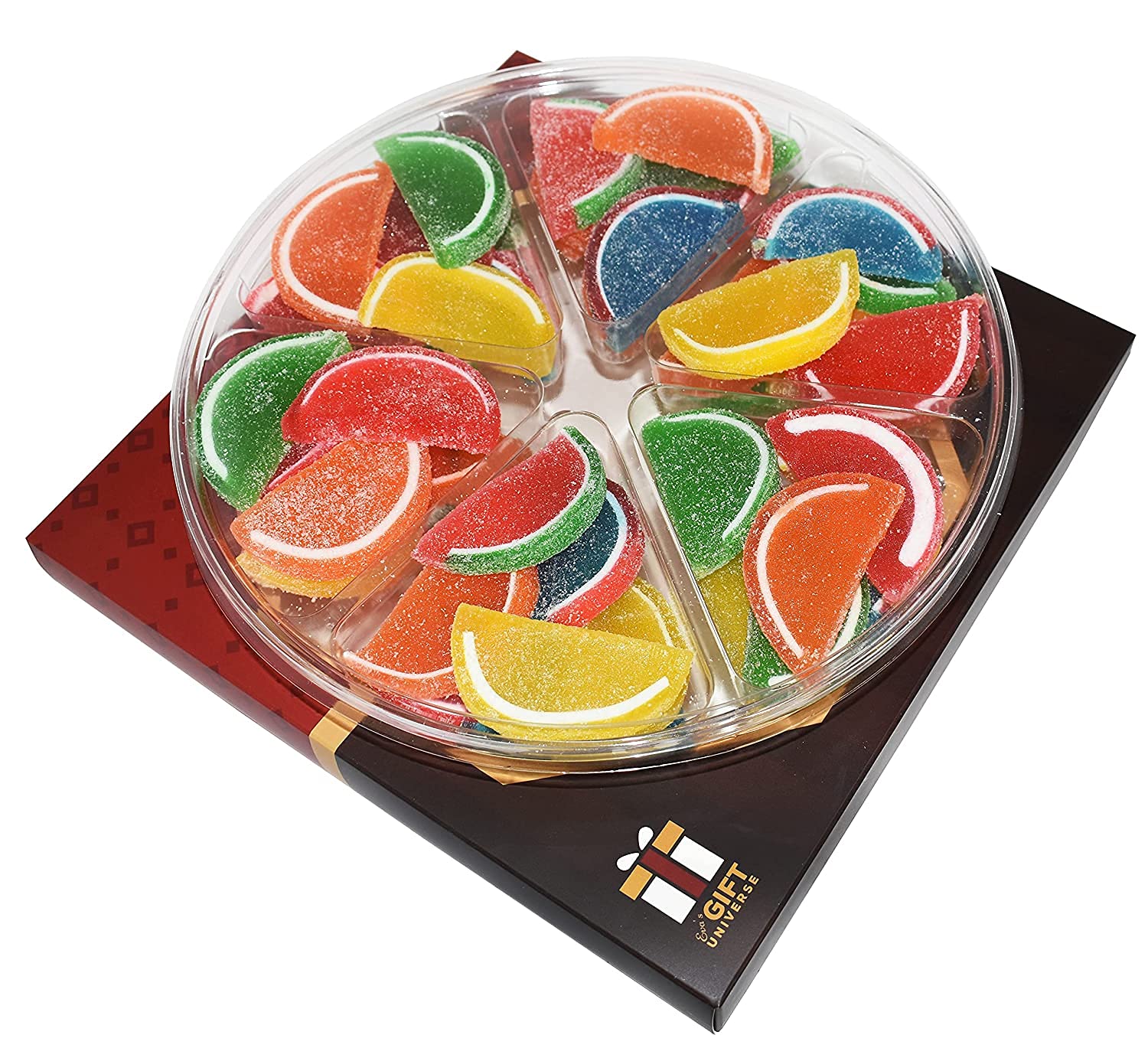 Sarah's Candy Factory Sarah's Candy Factory Assorted Fruit Slice Candy - Kosher Gift Tray, 2 lbs