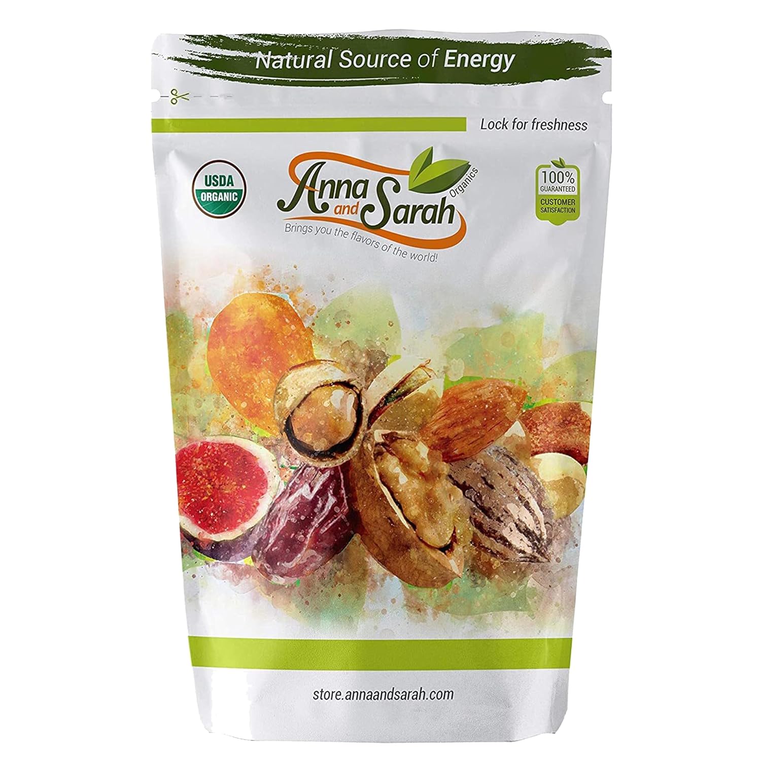 Anna and Sarah Natural Bitter Apricot Kernels - 16 Oz