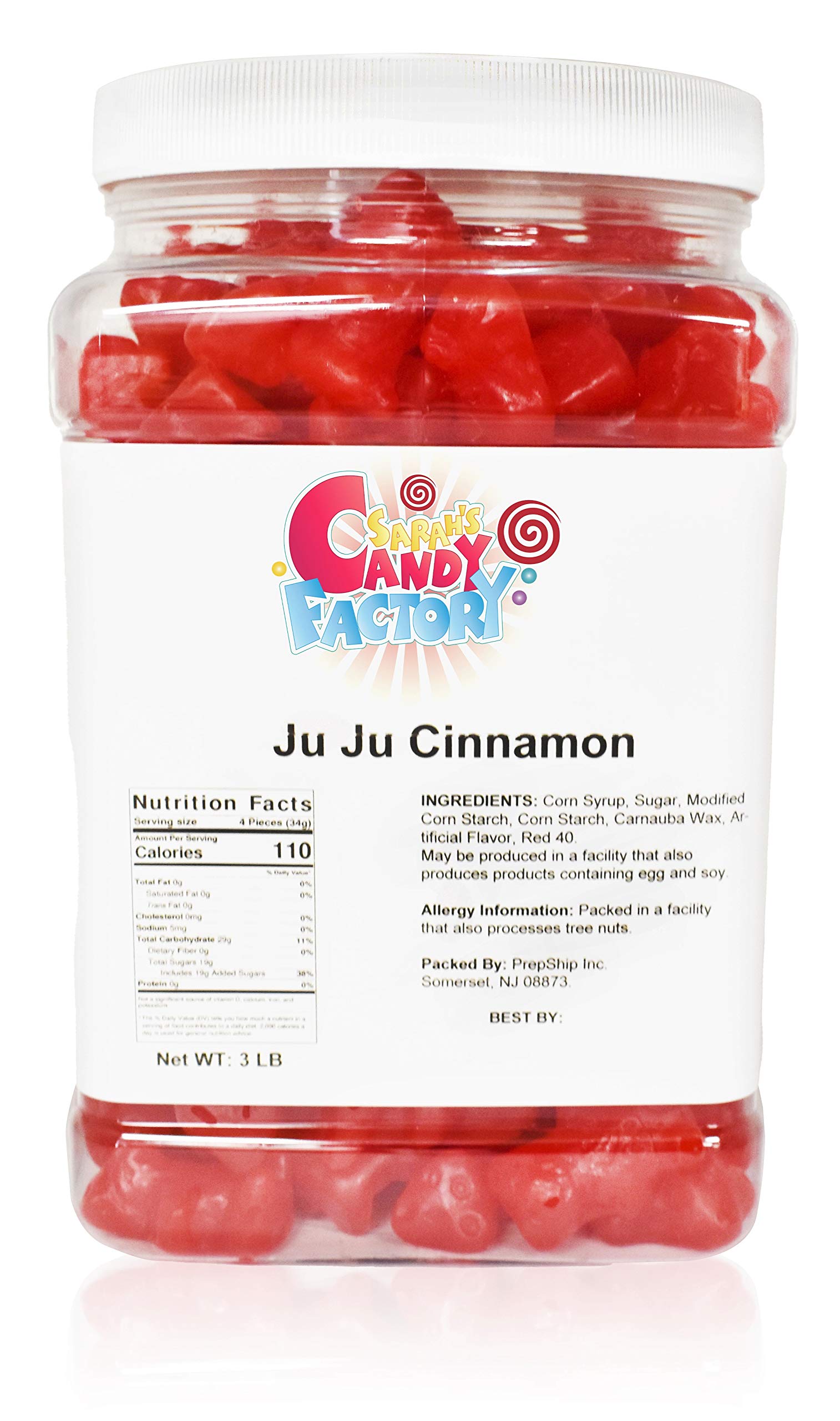 Sarah's Candy Factory Cinnamon Licorice Bears Ju Ju 3 lbs