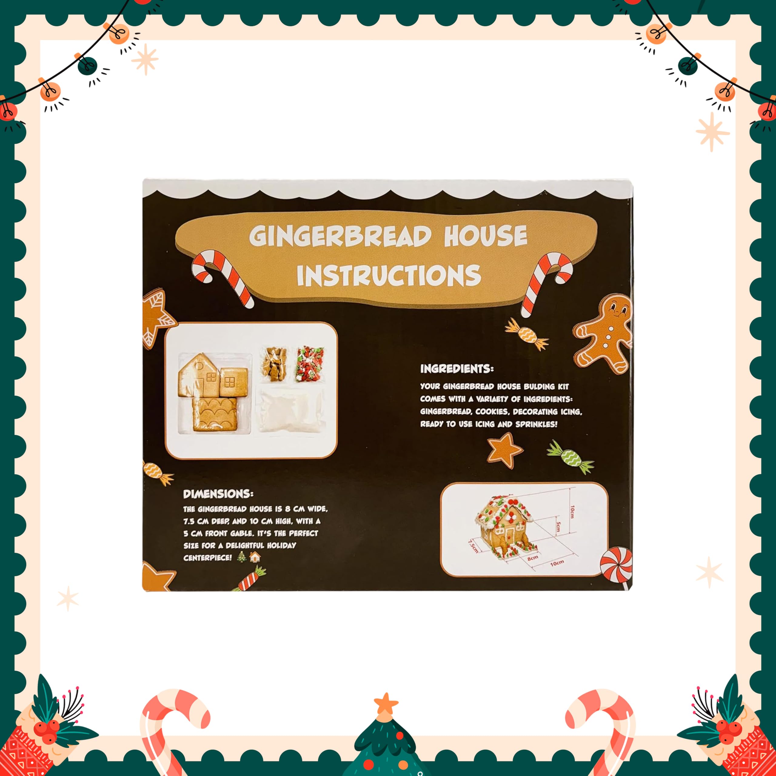 Sarah's Candy Factory Sarah's Candy Factory Gingerbread Cookie House Kit - 12.75 Oz