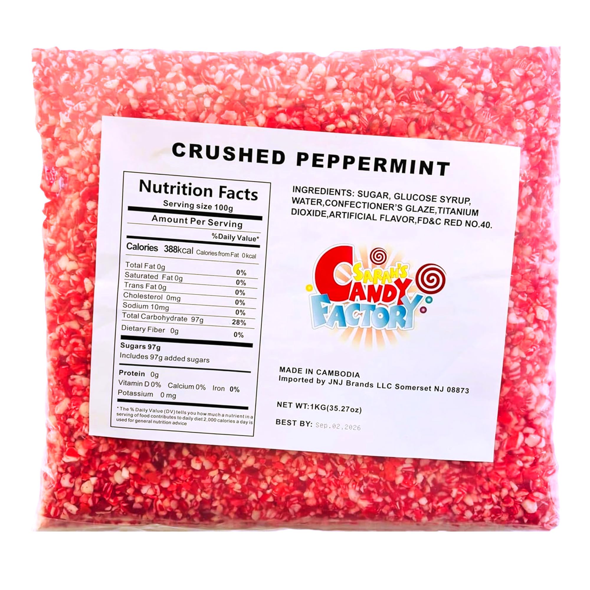 Sarah's Candy Factory Sarah's Candy Factory 2.2 Lbs 4 Pack Crushed Peppermint Candy