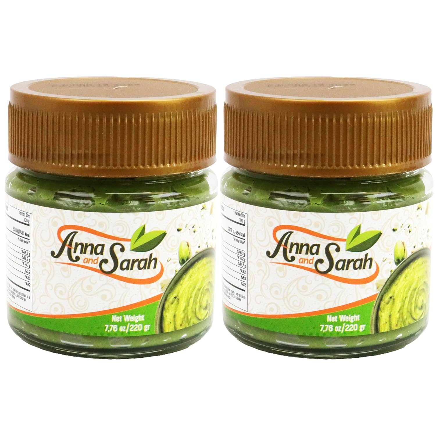 Anna and Sarah Pistachio Cream with Kataifi - 7.75 oz Glass Jar
