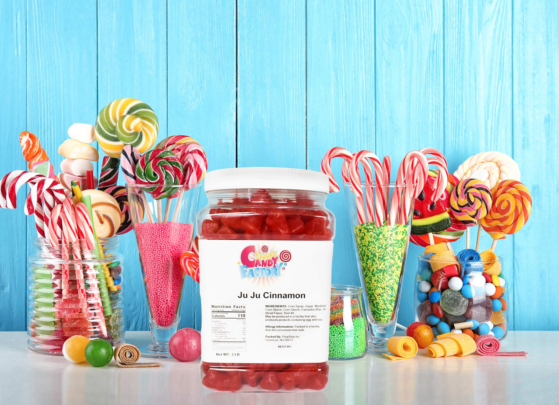 Sarah's Candy Factory Sarah's Candy Factory Cinnamon Licorice Bears Ju Ju 3 lbs