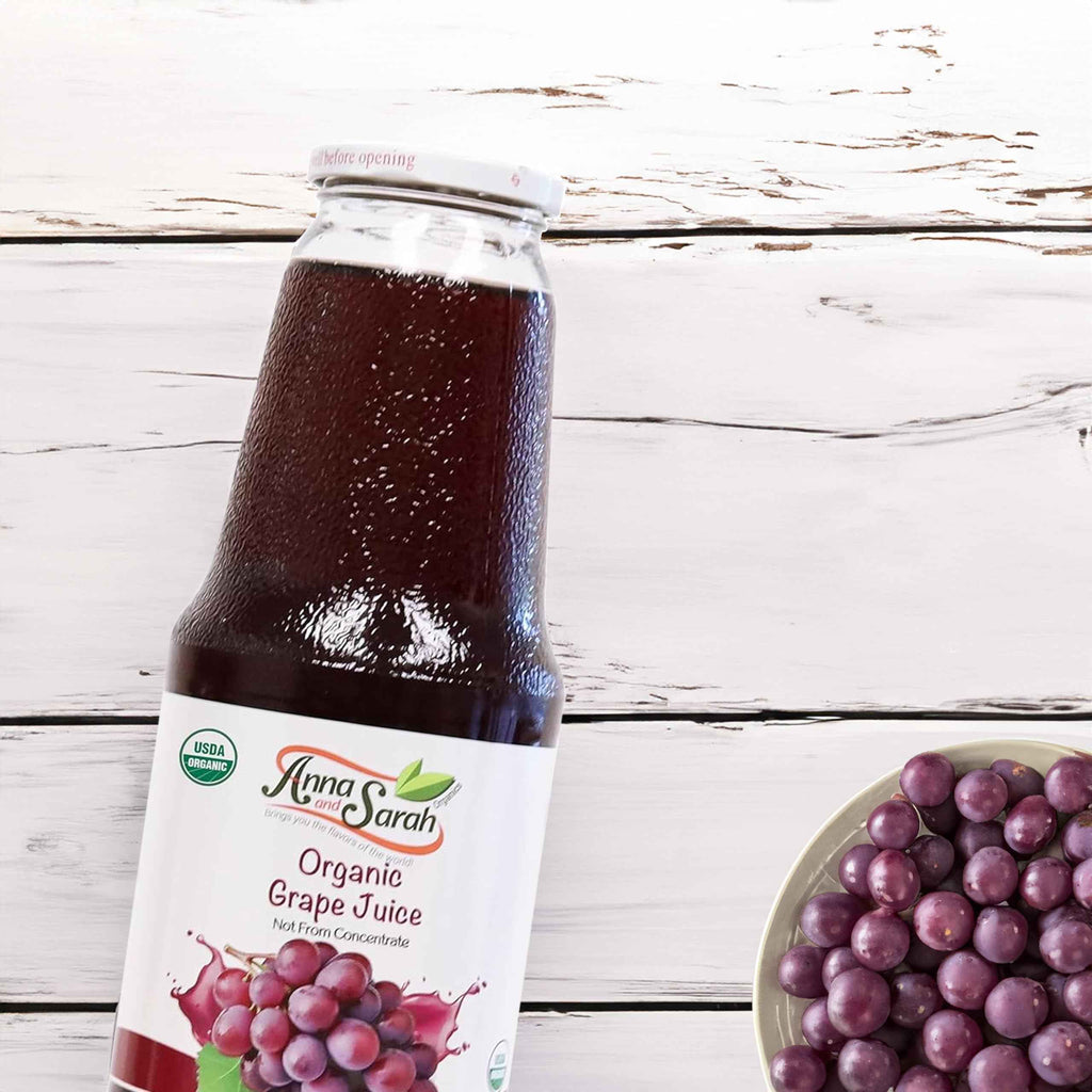 Organic Grape Juice (33.8 oz, 2 Pack) – USDA Certified & Pure