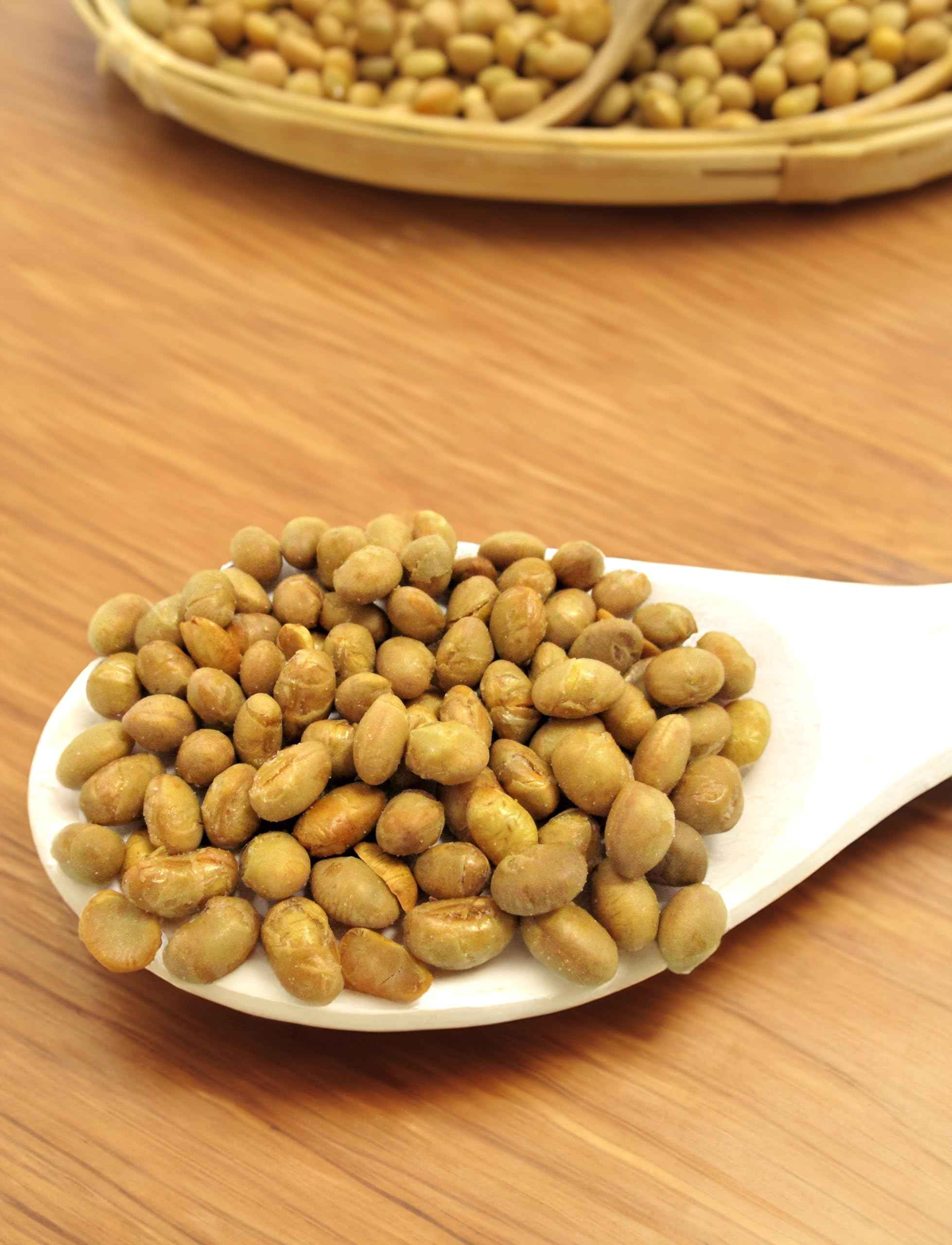 Roasted Salted Soy Beans,2 lbs | with Sea Salt Healthy Protein Filled & Crunchy Snack - Soybean Nuts Vegan & Kosher in Resealable Bag 32 Oz