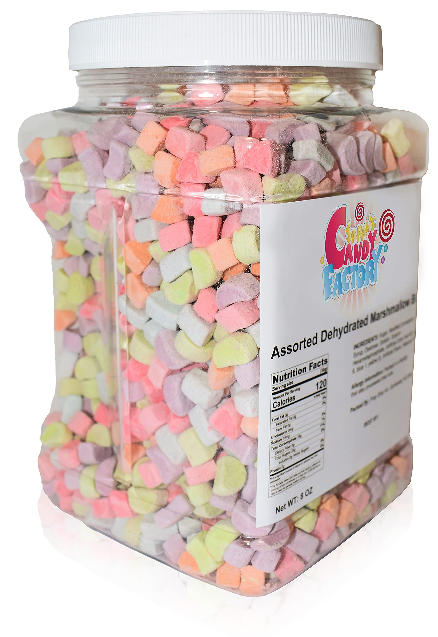 Sarah's Candy Factory Sarah's Candy Factory Assorted Dehydrated Marshmallow Bits - 8 Oz Jar
