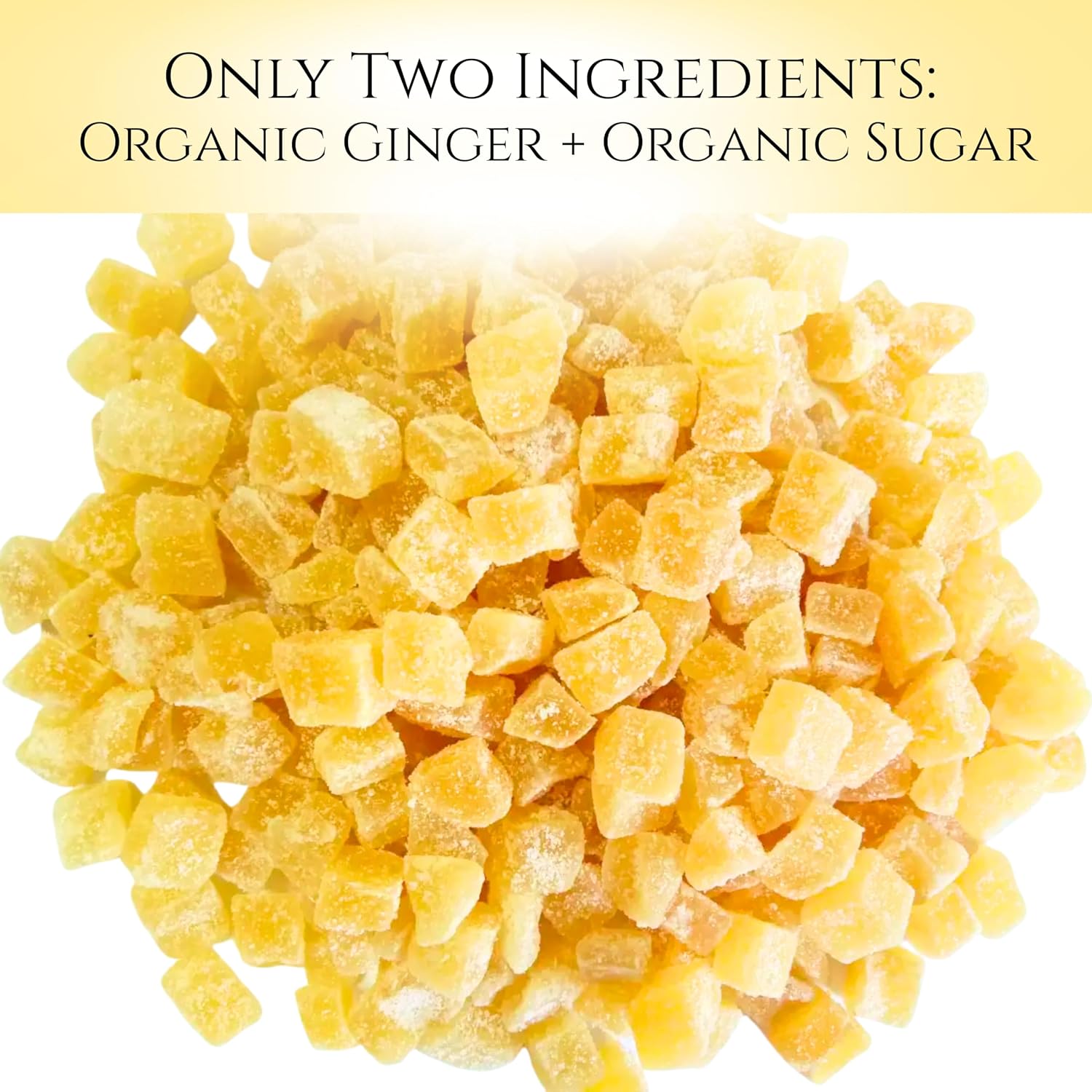 Anna and Sarah Organic Dehydrated Diced Ginger Pieces