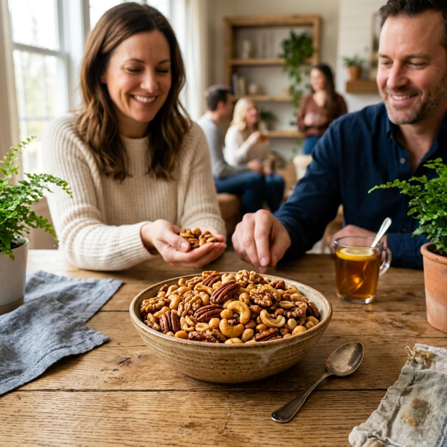 Anna and Sarah Honey Roasted Mixed Nuts Gourmet Snack Gift Box